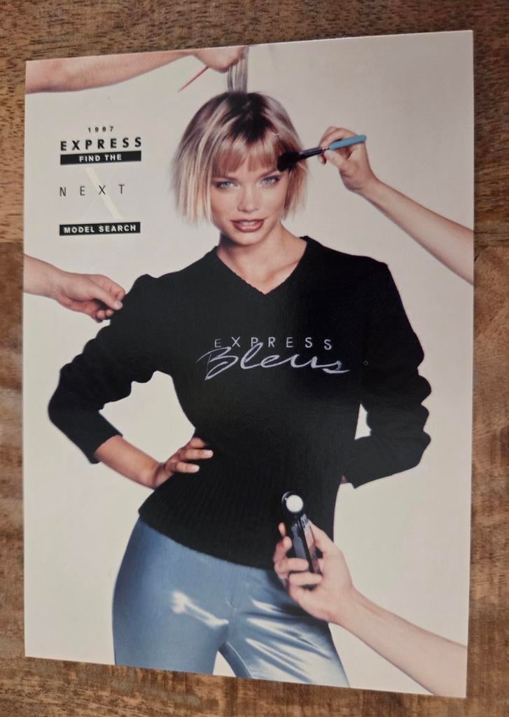 Promotiepostkaart uit 1997 voor de 'Next Top Model', Verzenden, 1980 tot heden, Ongelopen, Overige thema's