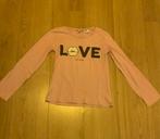Longsleeve licht roze met print kids maat 164, Kinderen en Baby's, Kinderkleding | Maat 164, Ophalen, Zo goed als nieuw, Meisje
