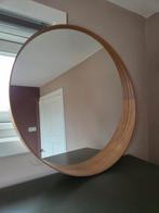 IKEA Stockholm Spiegel - Rond, Walnootfineer, Ophalen, Zo goed als nieuw, 75 tot 100 cm