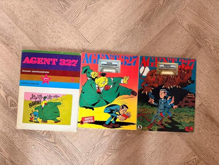 Diverse stripboeken: Agent 327, Michel Vaillant, Oorlog, Boeken, Stripboeken, Gelezen, Meerdere stripboeken, Ophalen of Verzenden
