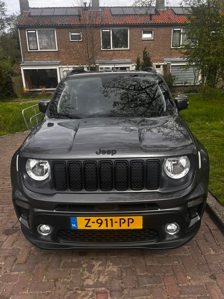Jeep Renegade 1.0T 115pk 2019 Grijs, Auto's, Voorwielaandrijving, 1250 kg, Handgeschakeld, 3 cilinders