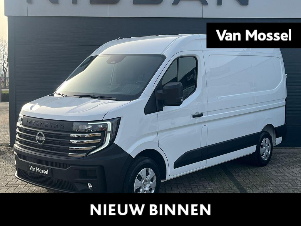 Nissan Interstar-e L2H2 Limited 87 kWh 140PK | 0,0% Rente fi, Auto's, Bestelauto's, Stof, 143 pk, Met garantie (alle), Wit