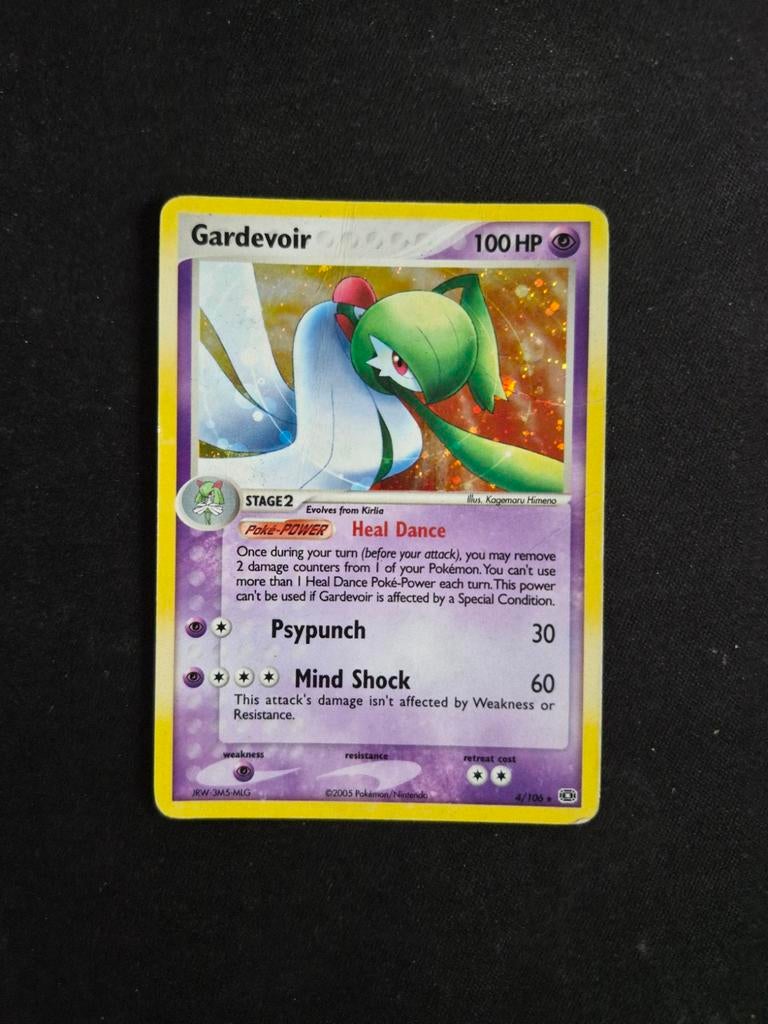 Pokemon Kaart Gardevoir 4/106 EX Emerald, Ophalen of Verzenden, Gebruikt, Losse kaart, Foil