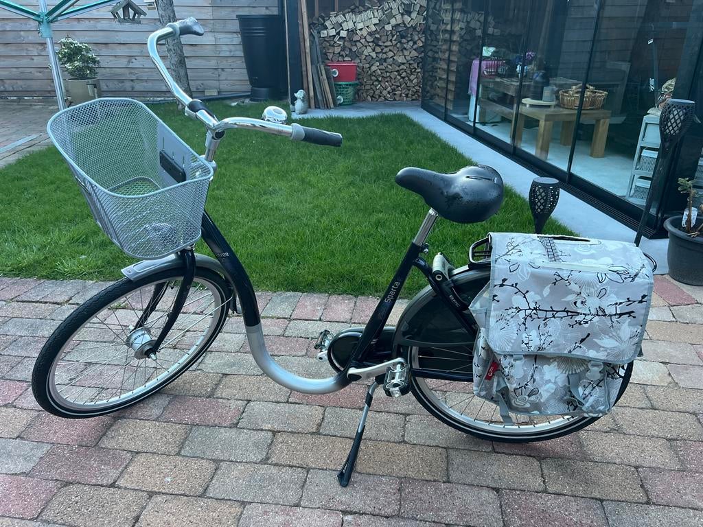 Sparta Entree (lage instap!) damesfiets met mand en fietstas, Ophalen, Terugtraprem, Sparta, (Extra) lage instap