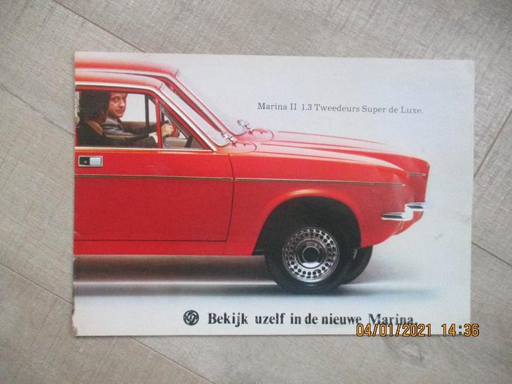 Morris Marina folders -- SALE !!, Boeken, Auto's | Folders en Tijdschriften, Zo goed als nieuw, Overige merken, Ophalen of Verzenden