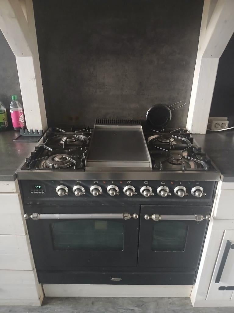 Boretti 4 pits pkus baklplaat en 2 ovens, Ophalen, Gebruikt