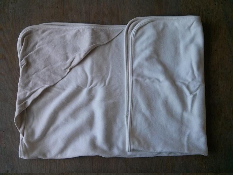 Badcape effen naturel biologisch katoen omslagdoek, Ophalen of Verzenden, Gebruikt, Overige typen, Overige merken