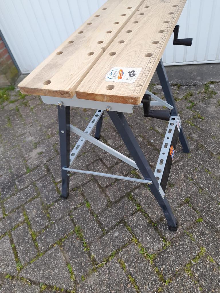 Inklapbare workmate van Top-Craft, Doe-het-zelf en Verbouw, Werkbanken, Ophalen, Nieuw, 70 tot 120 cm, Inklapbaar