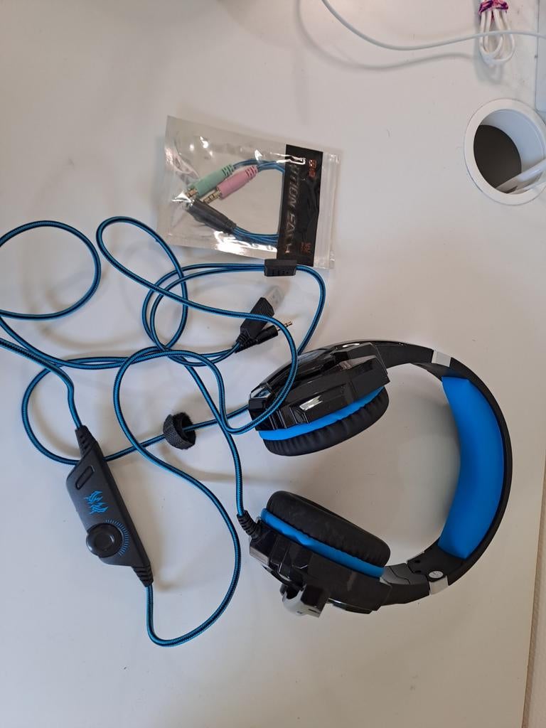 Gamers headset, Kotion Each, Mute-functie, Ophalen of Verzenden, Zo goed als nieuw