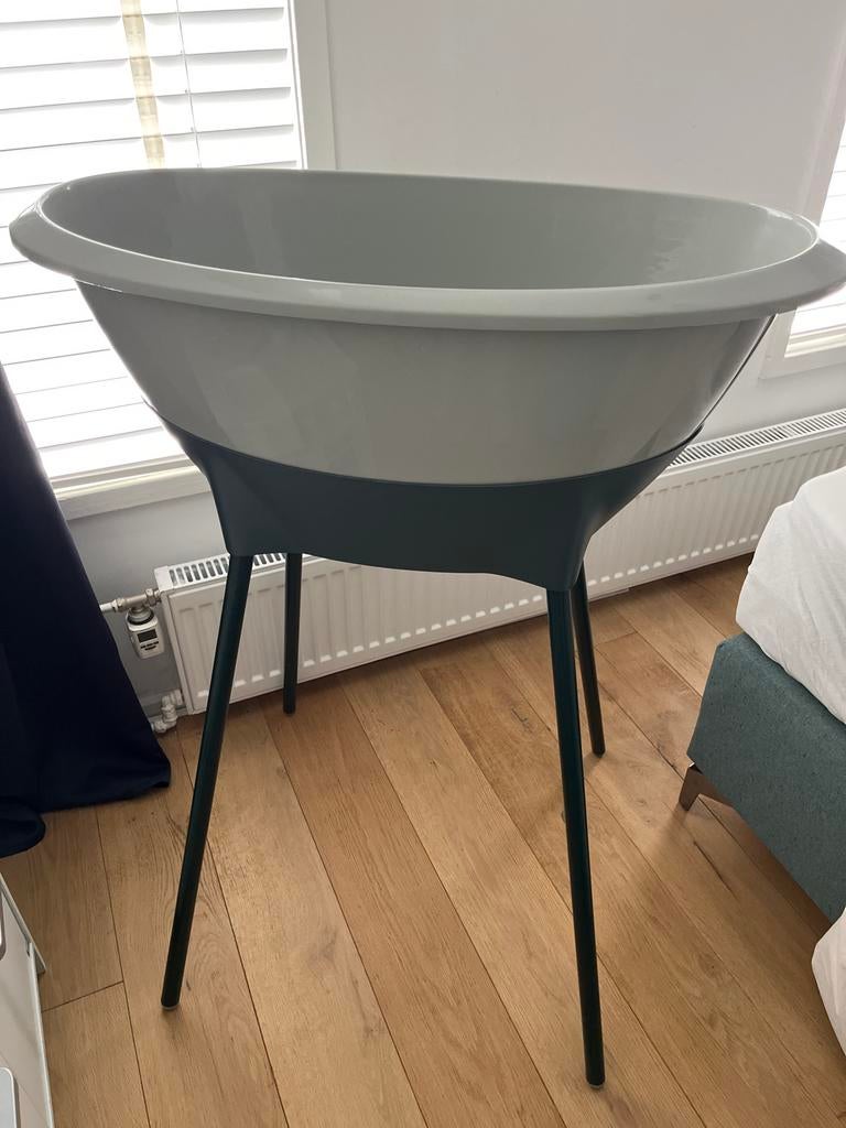 Luma Badje met standaard en badzitje, Gebruikt, Badje, Standaard, Ophalen