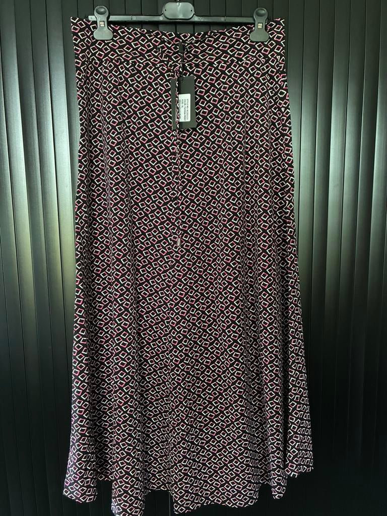 Stijlvolle lange travel rok Mi Piace XL, Verzenden, Zwart, Maat 42/44 (L), Nieuw