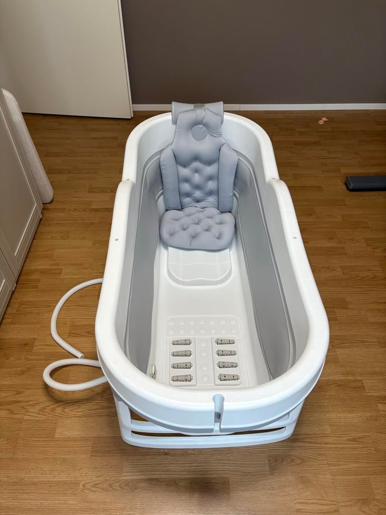 Opvouwbaar Bad HelloBath - Compact & Ruim (210L), Ophalen, Zo goed als nieuw, Wit