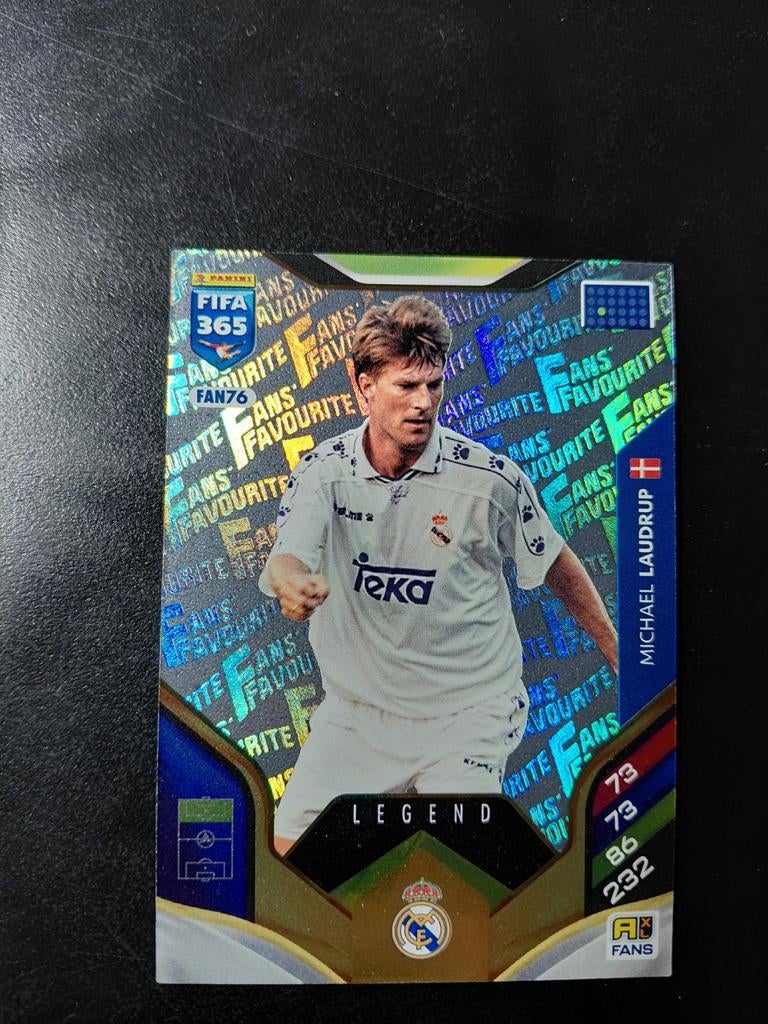 Michael laudrup (real madrid) panini legend, Ophalen of Verzenden, Nieuw, Buitenlandse clubs, Poster, Plaatje of Sticker