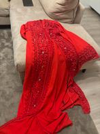 Mooie rode marokaanse vol bewerkte jurk, Ophalen of Verzenden, Zo goed als nieuw