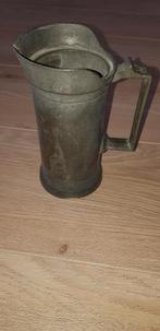 Antiek tinnen maatbeker demi liter, Antiek en Kunst, Antiek | Tin, Ophalen of Verzenden