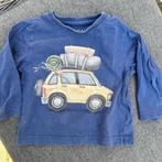 Mayoral blauwe longsleeve met gele auto - Maat 74, Gebruikt, Mayoral, Ophalen of Verzenden, Jongetje