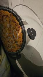 Elektrische Paellapan / Braadpan met Glazen Deksel, Ophalen of Verzenden, Zo goed als nieuw