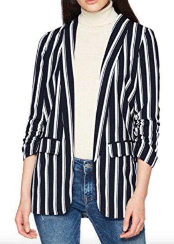 Gestreepte blazer van ONLY (nieuw!), Kleding | Dames, Jasjes, Kostuums en Pakken, Only.M., Blauw, Nieuw, Ophalen of Verzenden