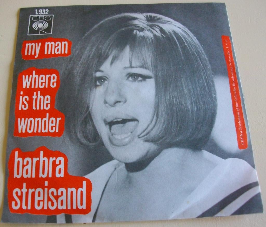 Barbara Streisand   My man, 7 inch, Single, Ophalen of Verzenden, Zo goed als nieuw