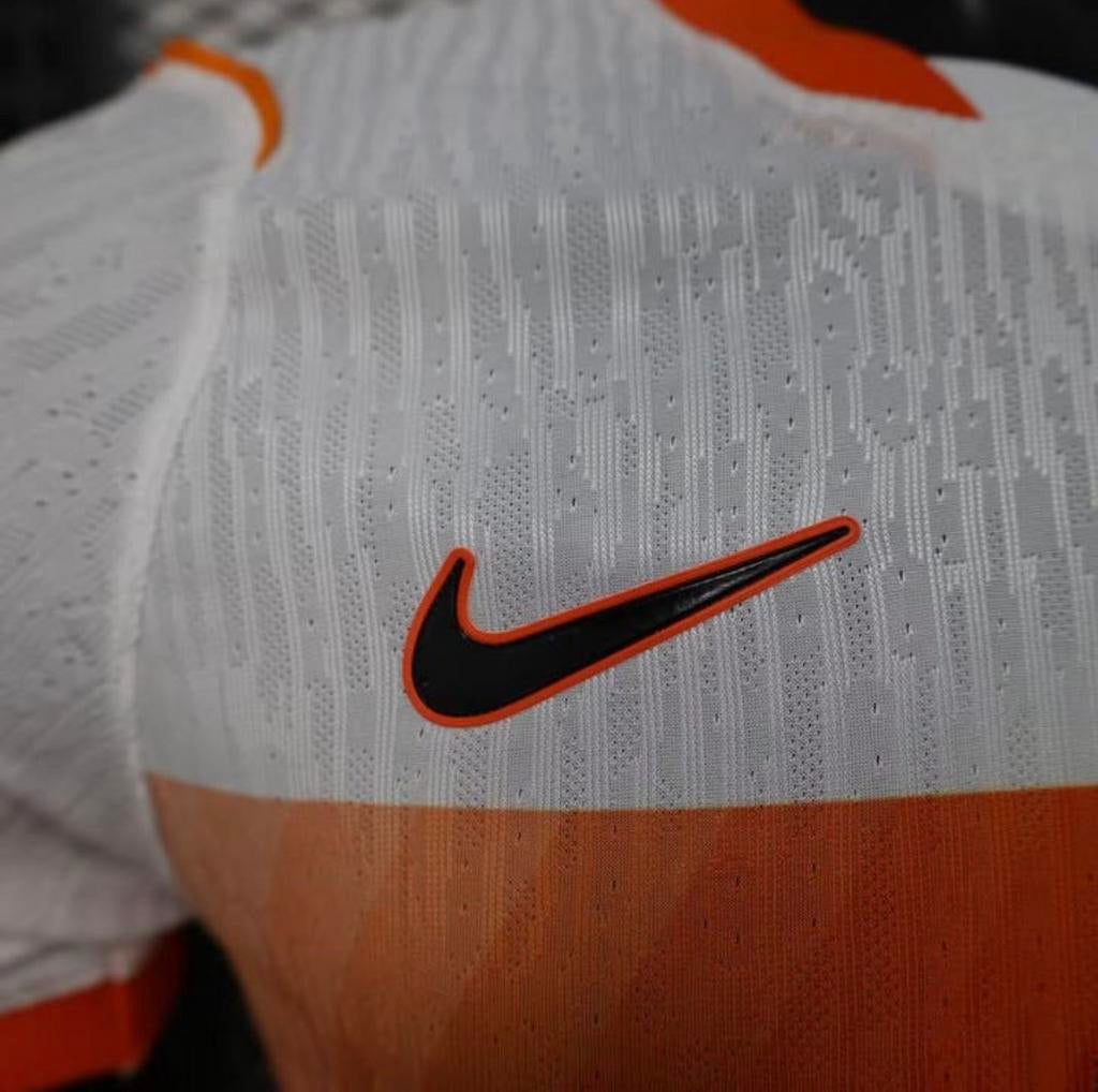 Nederlands Elftal Uitshirt Spelersversie KNVB Alle Maten, Kleding | Heren, T-shirts, Wit, Nieuw, Overige maten, Ophalen of Verzenden