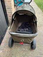 Donkergroene Beachwagon met huif en stoeltje, inklapbaar, Ophalen, Opvouwbaar, Gebruikt