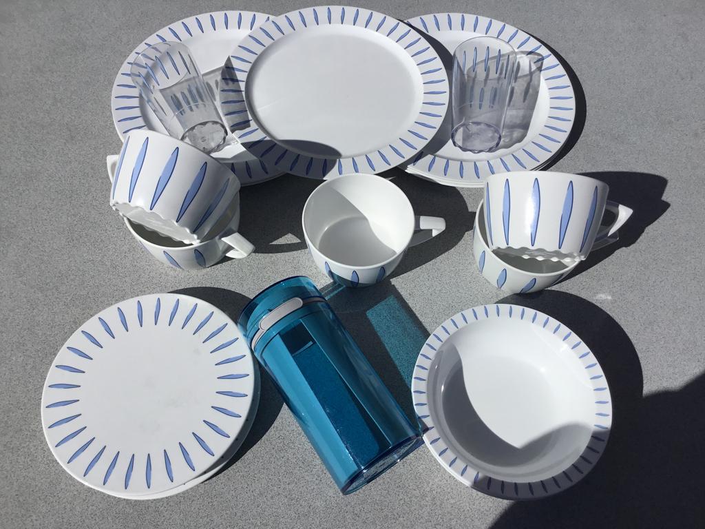 Camping Servies Mepal - Lavendel, Caravans en Kamperen, Kampeeraccessoires, Ophalen, Gebruikt