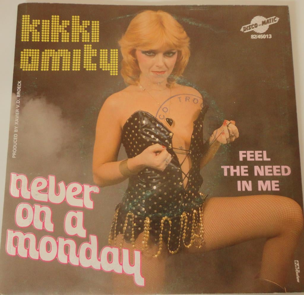 Kikki Amity > Never on a monday, Gebruikt, 7 inch, Single, Ophalen of Verzenden