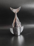 kurkentrekker in de vorm van een vis , chroom . vintage, Ophalen of Verzenden, Gebruikt