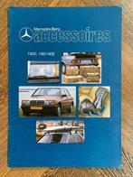 Folder brochure Mercedes-Benz 190 W201 Accessoires 1986 NL, Zo goed als nieuw, Mercedes-Benz, Mercedes, Ophalen of Verzenden