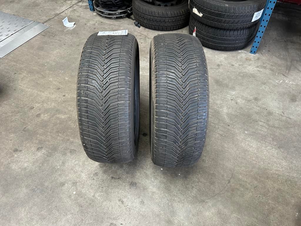 2x Michelin 225/55 R18 Banden, Ophalen of Verzenden, Gebruikt