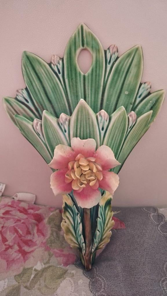 Vintage keramische wandvaas, Antiek en Kunst, Ophalen of Verzenden