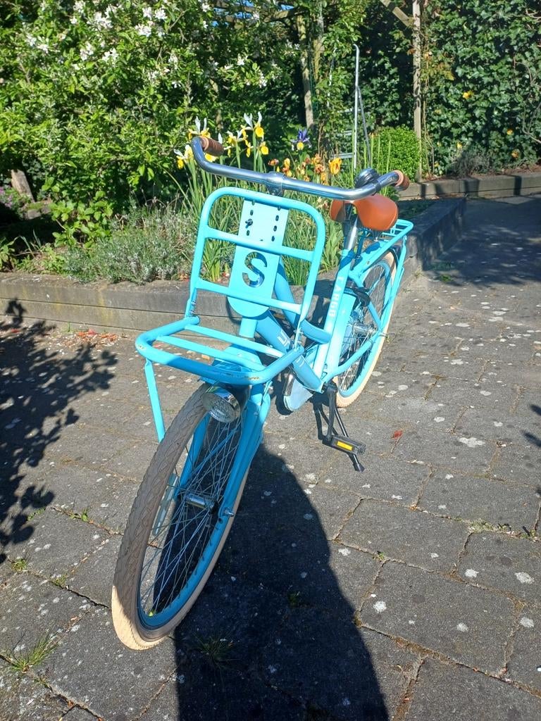 Licht blauwe fiets in goeie staat en goedkoop, Ophalen of Verzenden, Gebruikt, 20 inch