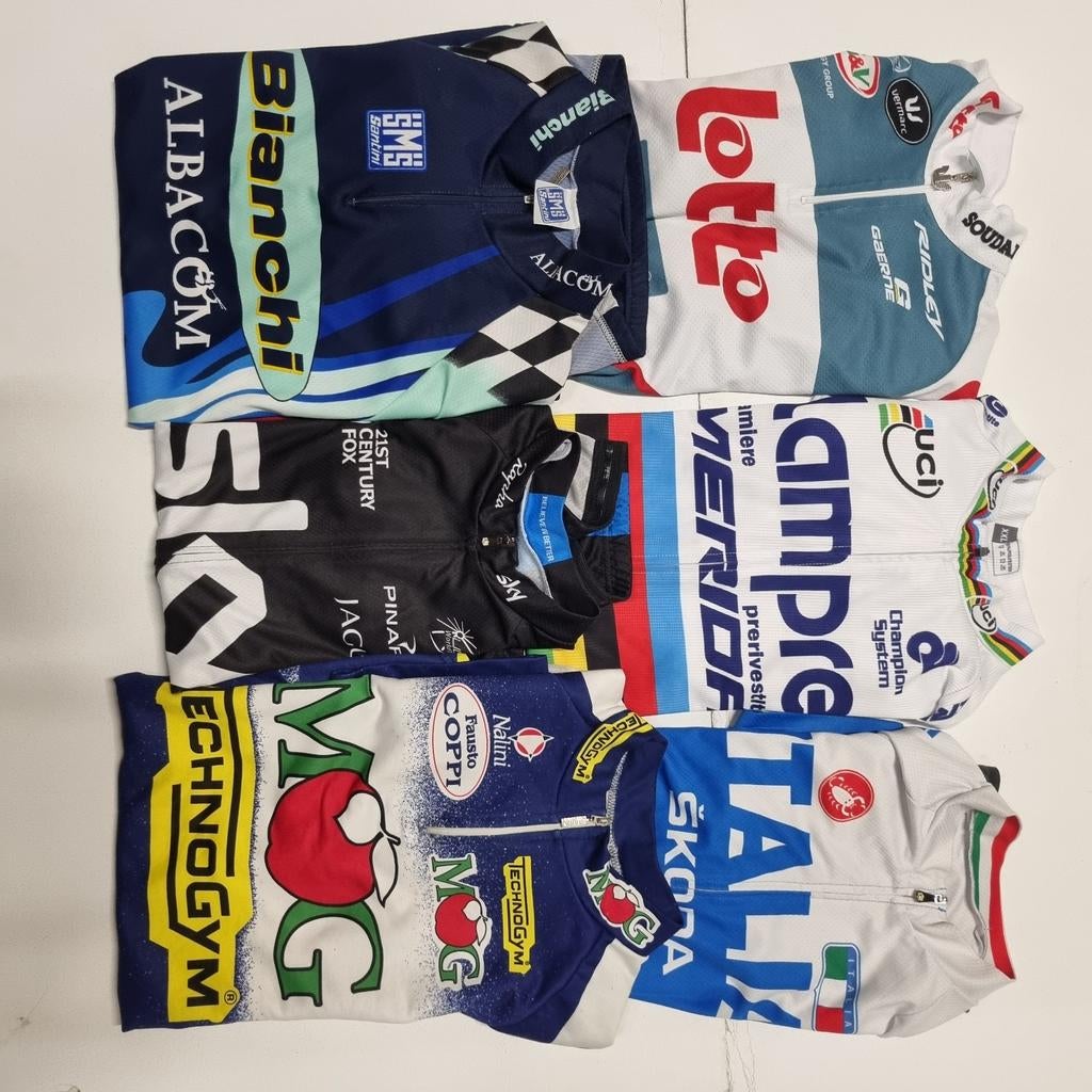 Profteam Wielertruien- Diverse merken samen 1 prijs, Fietsen en Brommers, Fietsaccessoires | Fietskleding, Gebruikt, Heren, Bovenkleding