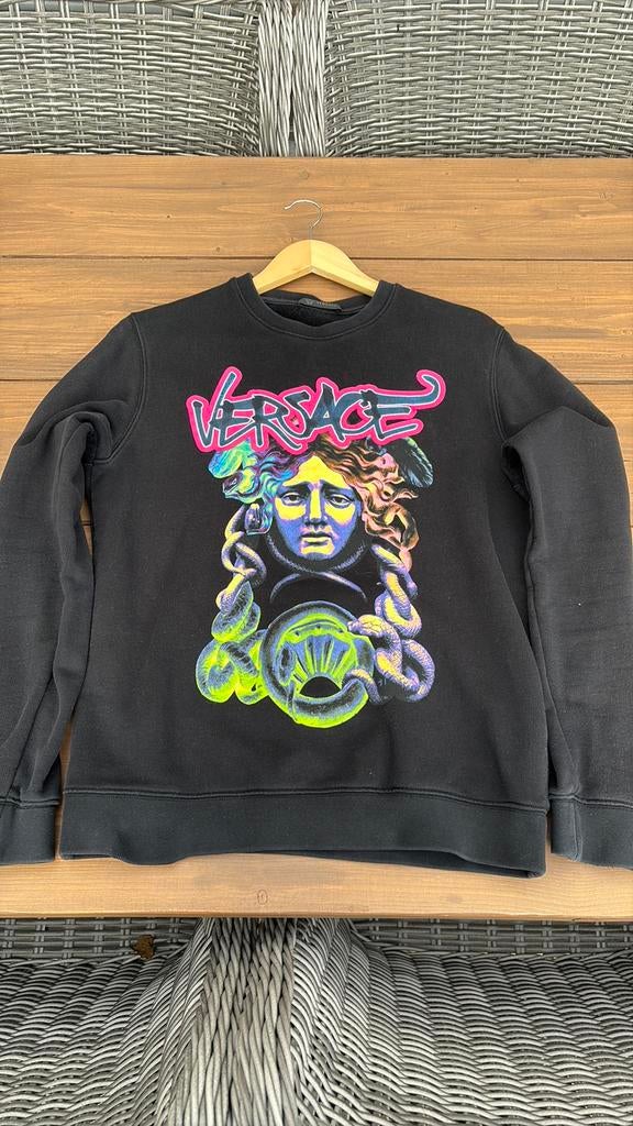 Versace Trui Maat M, Ophalen of Verzenden, Zo goed als nieuw, Zwart