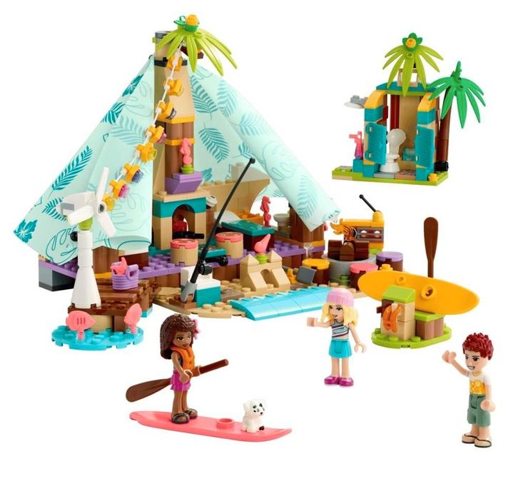 Lego Friends 41700 Strand Glamping, Kinderen en Baby's, Speelgoed | Bouwstenen, Ophalen of Verzenden
