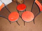 3 keukenstoelen, Huis en Inrichting, Ophalen, Zo goed als nieuw, Hout, Drie