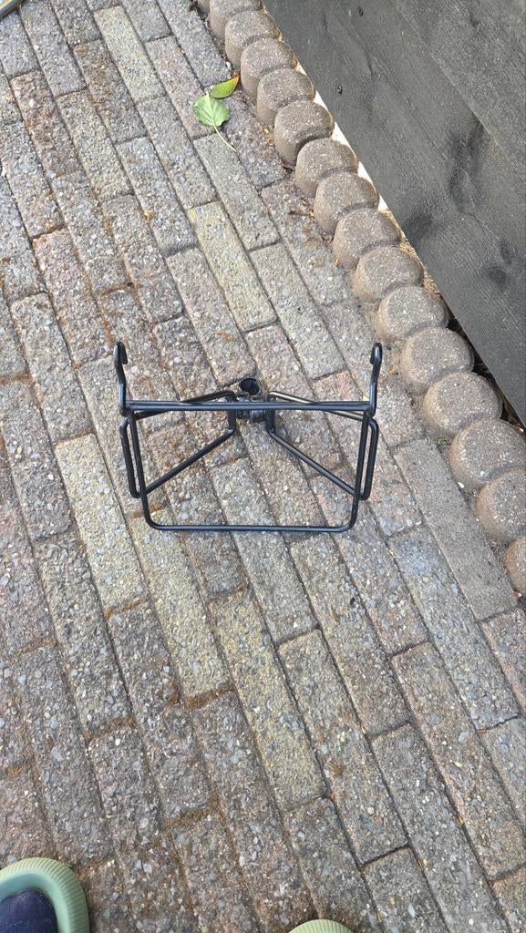 Fietsstuurbeugel voor fietsmand - Zwart metaal, Ophalen of Verzenden, Gebruikt, Onbekend