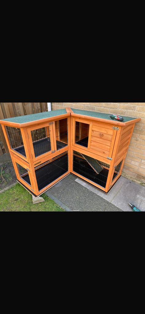 Konijnenhok Maurice, Dieren en Toebehoren, Ophalen, Gebruikt, 90 cm of meer, Hok