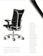 ALL STEEL BUREAUSTOEL, A19 HIGH BACK OFFICE CHAIR, Ophalen, Gebruikt, Zwart, Bureaustoel