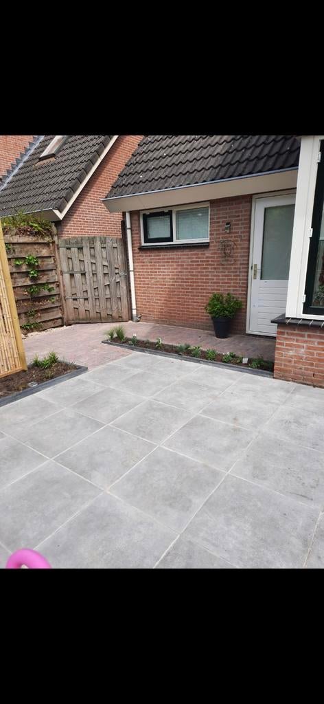 30m2 Keramische Tuintegels 60x60x2 cm, Ophalen