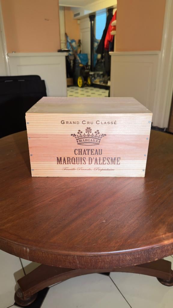 Chateau Marquis d’Alesme Becker 2017, Margaux OWC 6 flessen, Ophalen, Frankrijk, Nieuw, Rode wijn