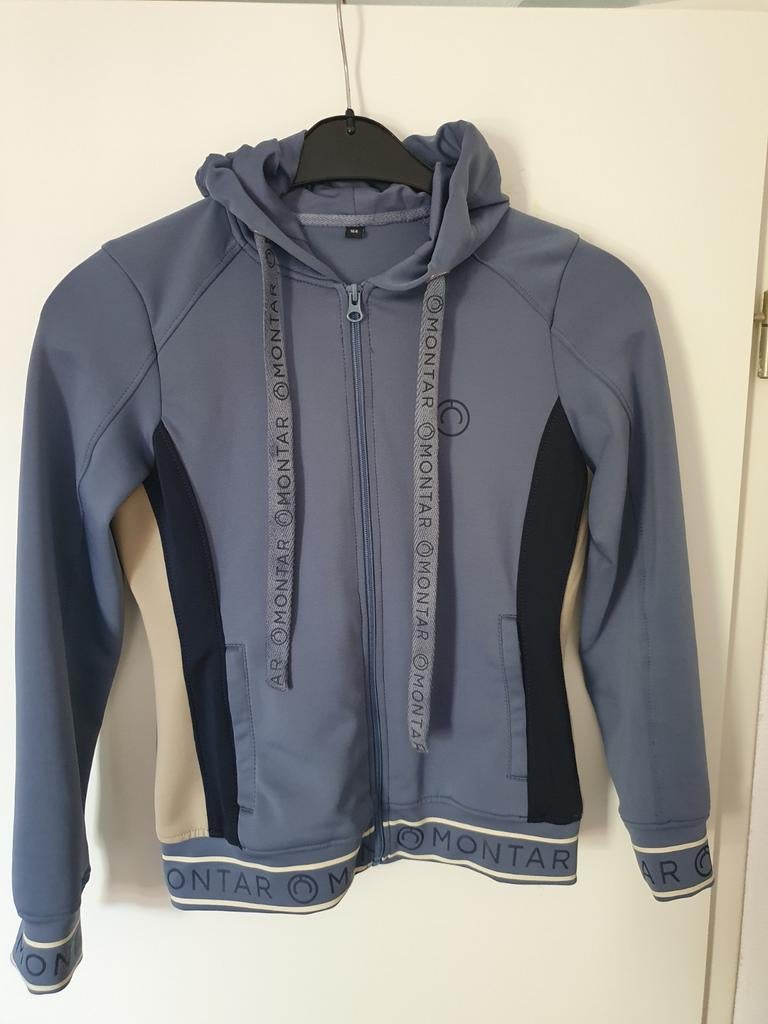 Paardrijkleding vest merk Montar blauw maat 164, Ophalen, Gebruikt, Montar, Meisje