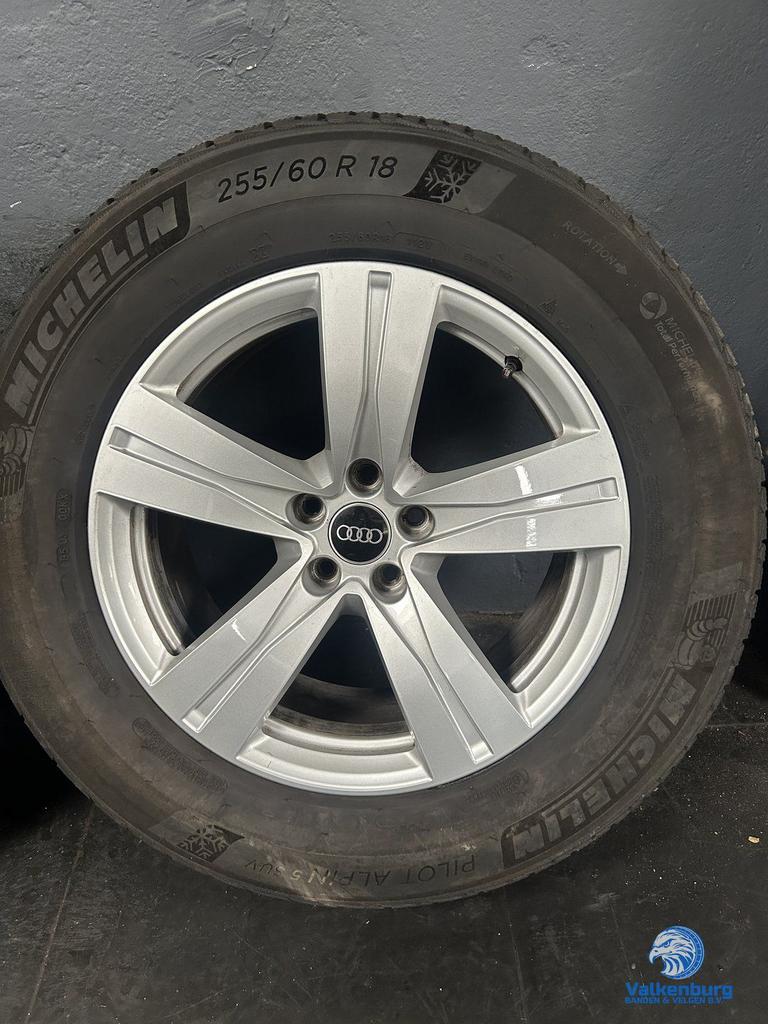 7-8mm! Originele Audi Q7 4M 18 inch velgen 5x112 winterbande, Auto-onderdelen, 18 inch, Gebruikt, 255 mm, -