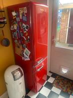 Retro Rode Koelvriescombinatie - Amica FK2965.3RAA, Ophalen, Gebruikt, 200 liter of meer, Met aparte vriezer