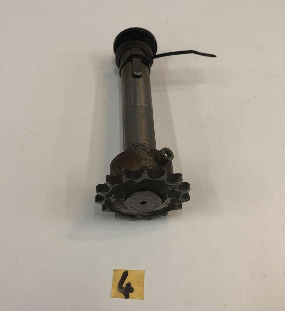 kettingwiel tandwielen lagerwielen nylon wiel kabelrol assen, Ophalen of Verzenden, Gebruikt