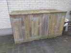 Houten container ombouw voor 3 containers, Ophalen, Gebruikt, Hout, Containerberging