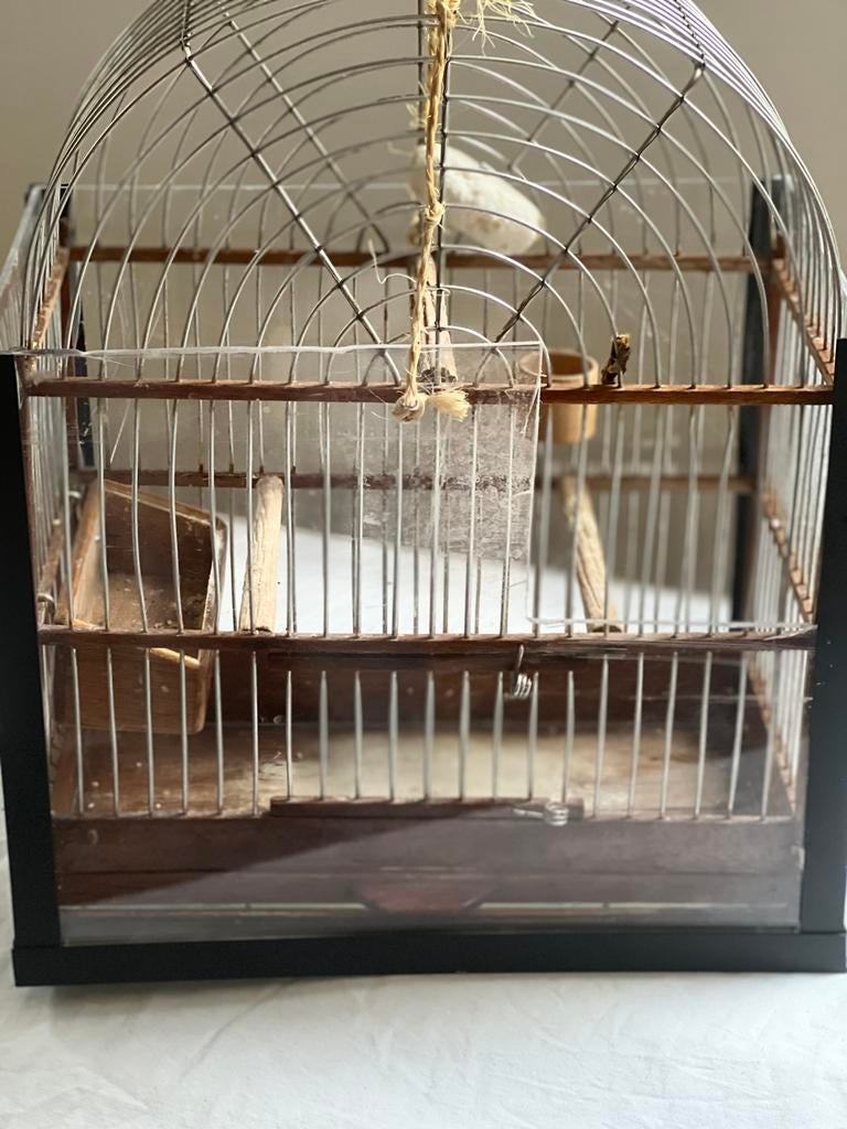Zang vogelkooi, Dieren en Toebehoren, Vogels | Hokken en Kooien, Ophalen of Verzenden, Zo goed als nieuw, Hout, Vogelkooi