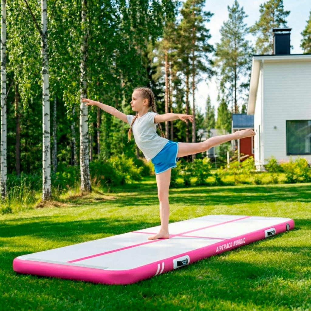 AirTrack Nordic Home 3M - Roze, Sport en Fitness, Turnen, Gebruikt, Materiaal, Maat 36 t/m 42, Ophalen of Verzenden