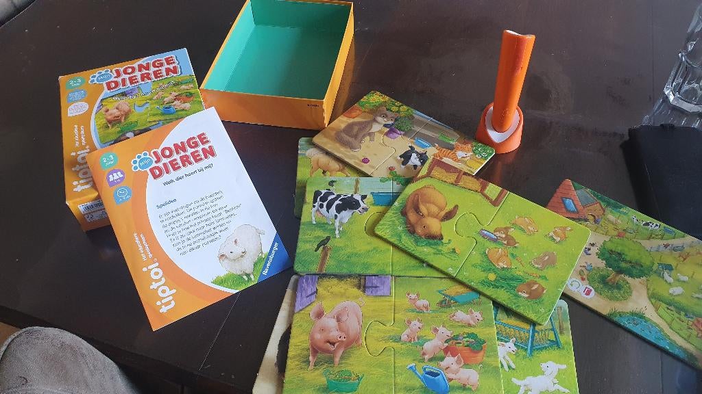 Tiptoi jonge dieren, Ophalen of Verzenden, Gebruikt, Met geluid