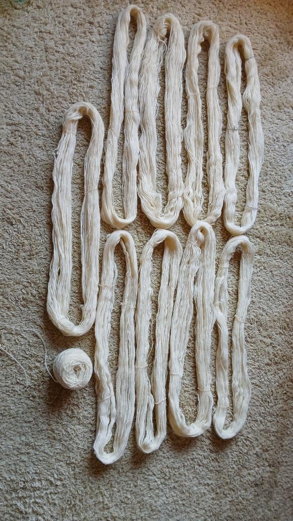 Dunne handgesponnen schapenwol, Hobby en Vrije tijd, Breien en Haken, Ophalen of Verzenden, Nieuw, Breien of Haken, Wol of Garen